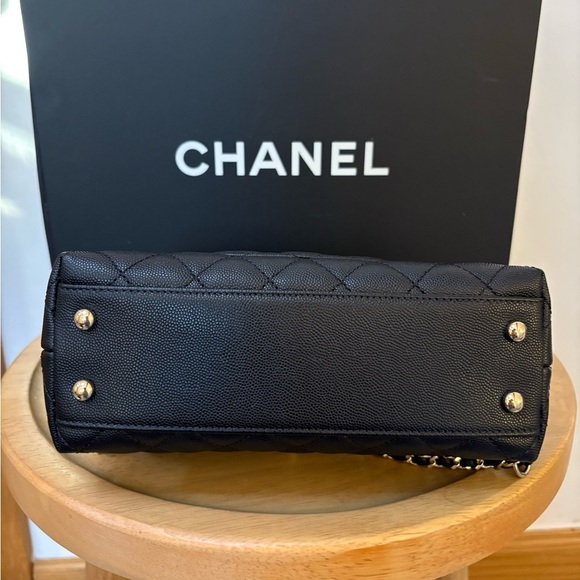 Chanel Small Caviar Coco Top Handle Bag - Picture 8 of 10